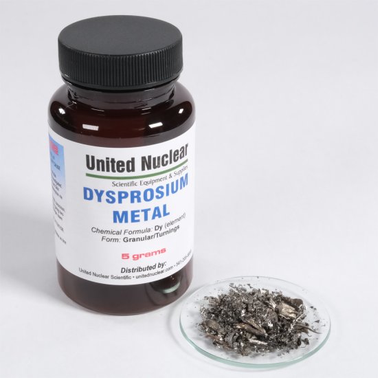 (image for) Dysprosium Metal - Click Image to Close