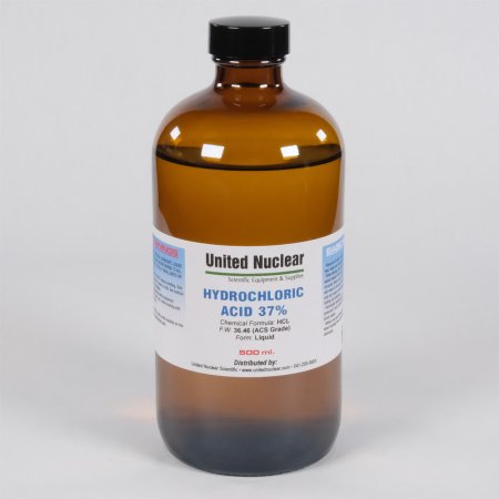 (image for) Hydrochloric Acid 500ml