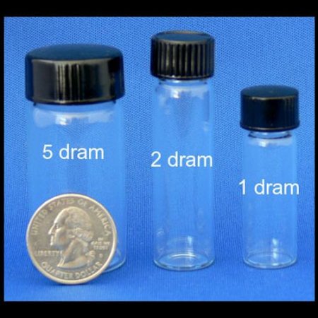 (image for) Glass Vials - with polycone caps
