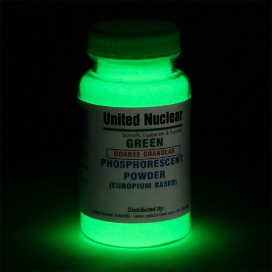 (image for) Europium UltraGlow Powder - GRANULAR GREEN - Click Image to Close