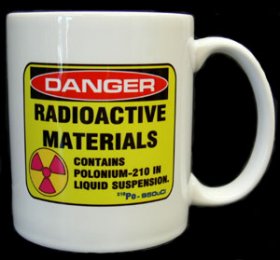 'Liquid Radioactive Materials' Polonium-210 Coffee Mug