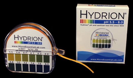 (image for) pH Test Paper, Narrow Range - Hydrion brand