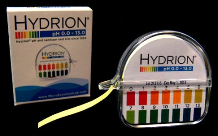 (image for) pH Test Paper, Wide Range - Hydrion brand