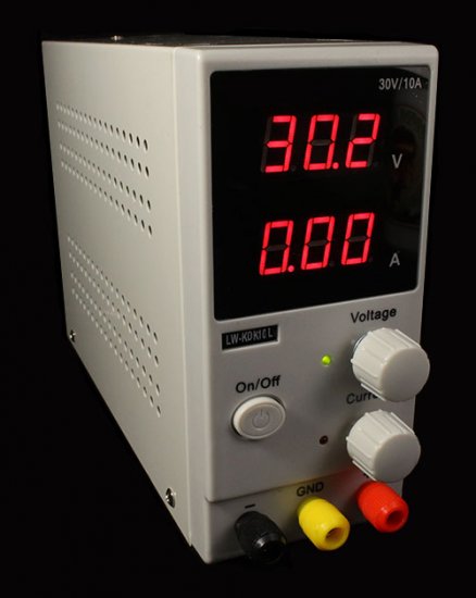 (image for) 30 Volt, 10 Amp, adjustable DC Power Supply - Click Image to Close