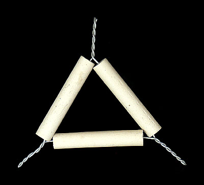 (image for) Clay Triangle - 2.5" ( 62 mm ) - Click Image to Close