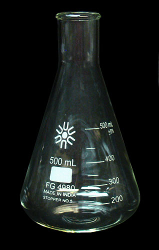 (image for) Erlenmeyer Flasks, single - Click Image to Close
