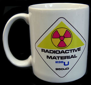 (image for) 'D.O.T. Radioactive Material' Coffee Mug - Click Image to Close