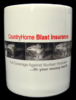 (image for) 'Blast Insurance' Coffee Mug - Click Image to Close