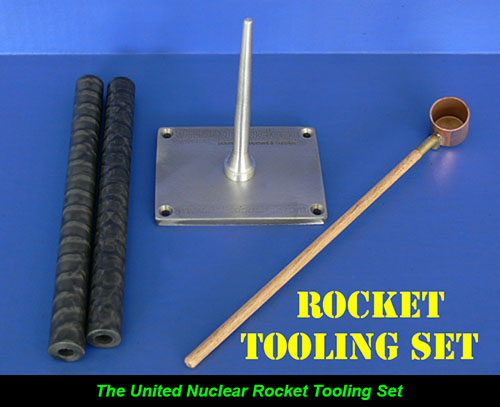 Our 1 pound (3/4" ID) Rocket Engine Tooling Set