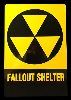 (image for) 'Fallout Shelter' Sign - Click Image to Close
