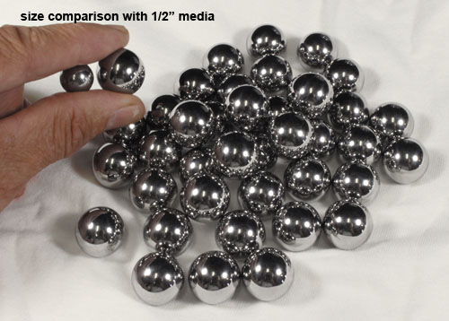 (image for) Stainless Steel Grinding Media 3/4", pack of 50 - Click Image to Close