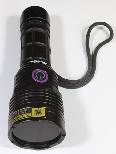 (image for) Professional 12 watt UV Rechargeable Flashlight - Click Image to Close