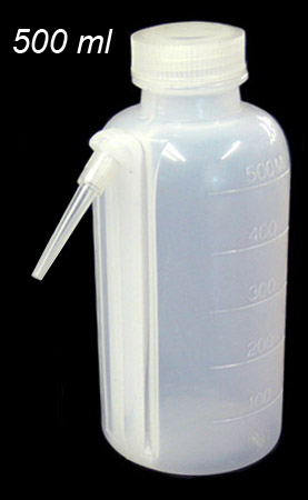 (image for) Poly Wash Bottle 500ml - Click Image to Close