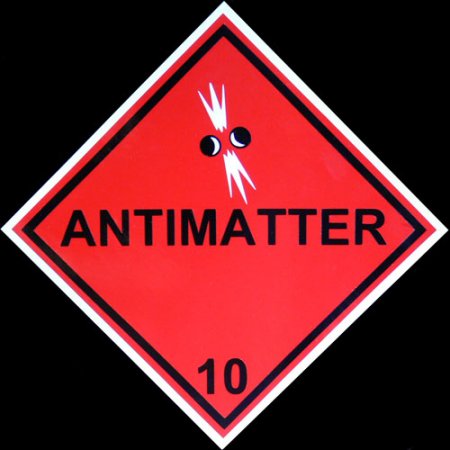 Antimatter HAZMAT Sticker