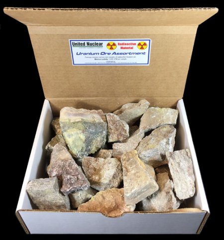 Bulk Uranium Ore Assortment - 5 Pounds