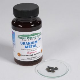 Uranium Metal, 3 gram sample