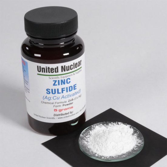 (image for) Zinc Sulfide (activated) - Click Image to Close