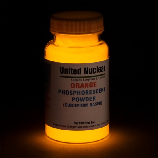 (image for) Europium UltraGlow Powder - ORANGE - Click Image to Close