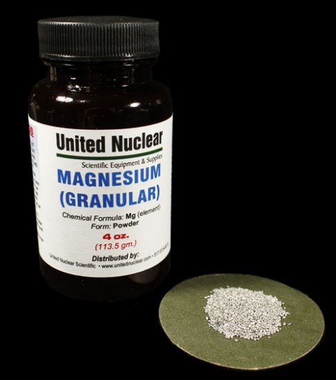Magnesium Metal, granular - Click Image to Close