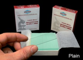 Microscope Slides, plain or frosted