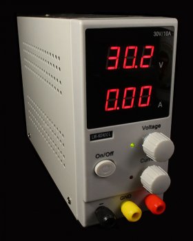 (image for) 30 Volt, 10 Amp, adjustable DC Power Supply