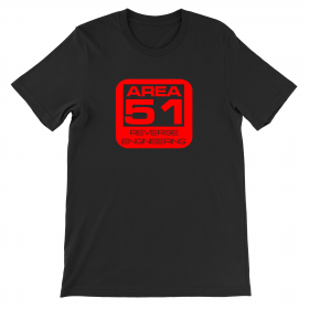 (image for) 'Area 51' Black T-Shirt