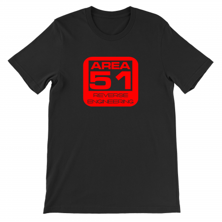 'Area 51' Black T-Shirt