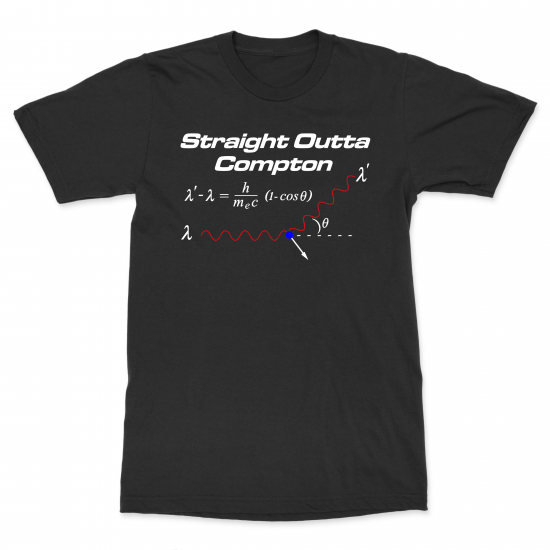 \'Straight Outta Compton\' Black T-Shirt