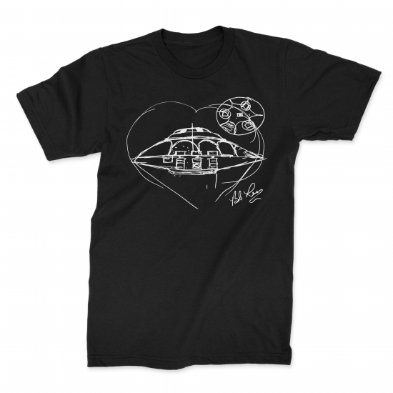 Black \'Sport Model Sketch\' T-Shirt