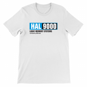 "HAL 9000" White T-Shirt