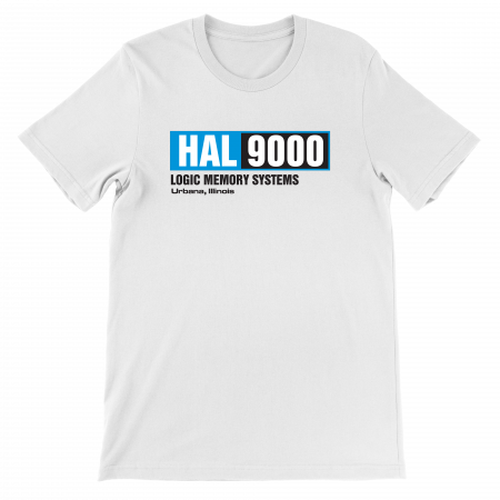 "HAL 9000" White T-Shirt