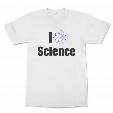 "I Love Science" (Atom) T-Shirt