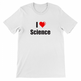 "I Love Science" (Heart) T-Shirt