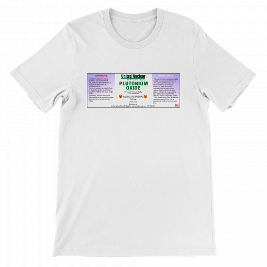 "Plutonium Oxide" T-Shirt - Click Image to Close