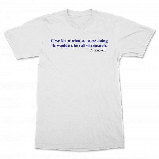"Research" T-Shirt - Click Image to Close