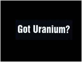'Got Uranium' - Glow-in-the-Dark Black T-Shirt