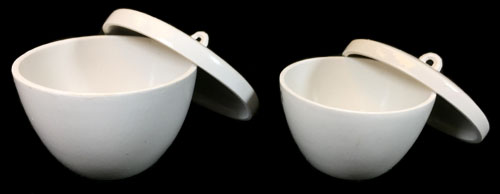 Porcelain Crucibles - Click Image to Close
