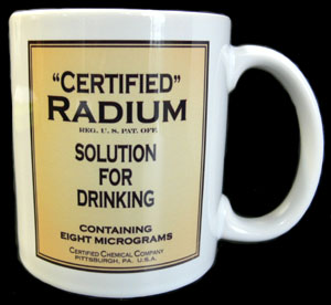 'Radium Solution' Coffee Mug - Click Image to Close